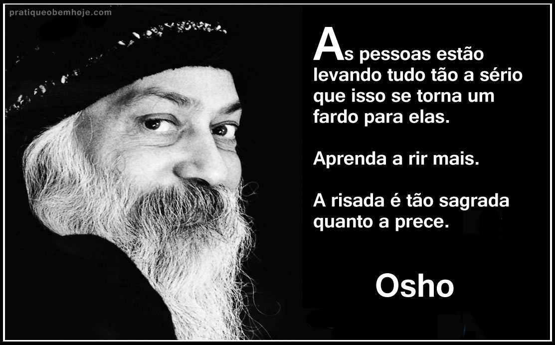 As pessoas estão levando tudo tão a sério