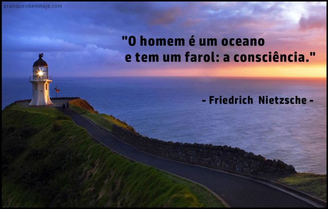 O homem é um oceano e tem um farol