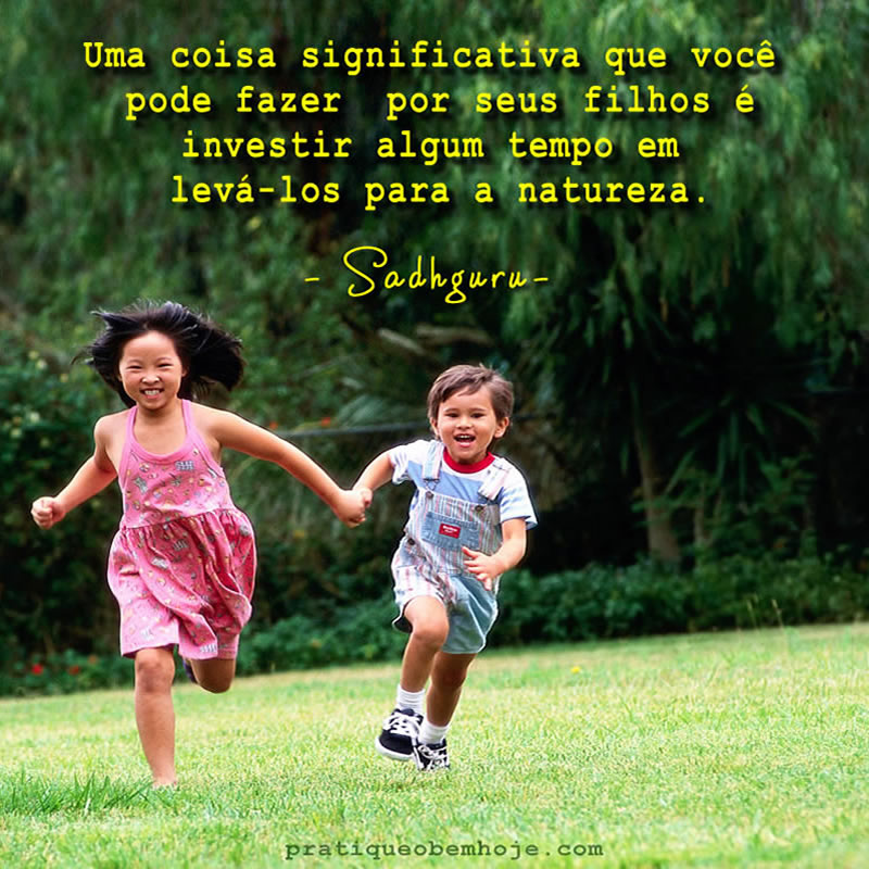 Uma coisa significativa que você pode fazer por seus filhos