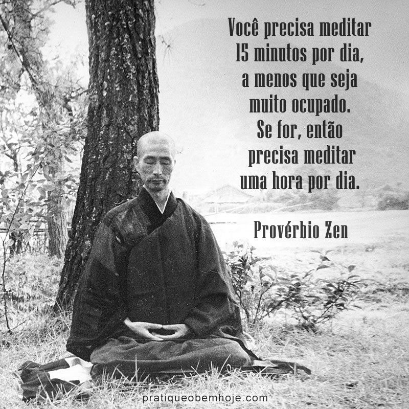 Você precisa meditar 15 minutos por dia
