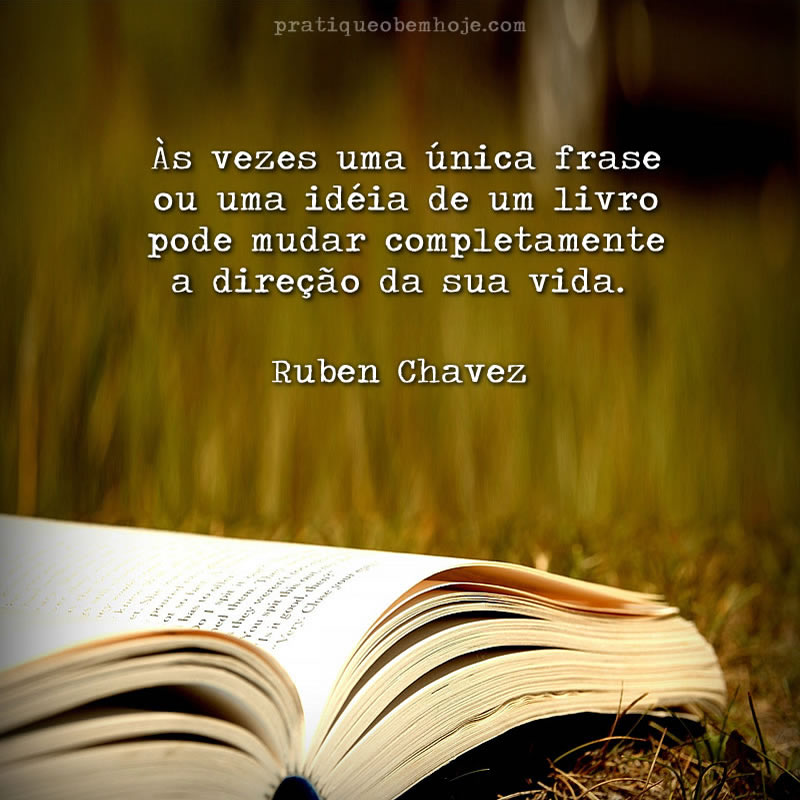 Às vezes uma única frase ou ideia de um livro