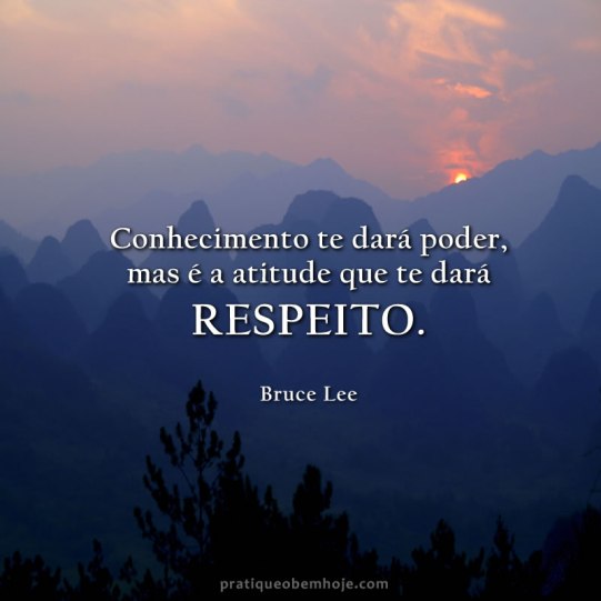 Conhecimento te dará poder