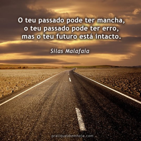 O teu passado pode ter mancha