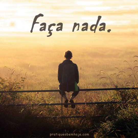 Faça nada