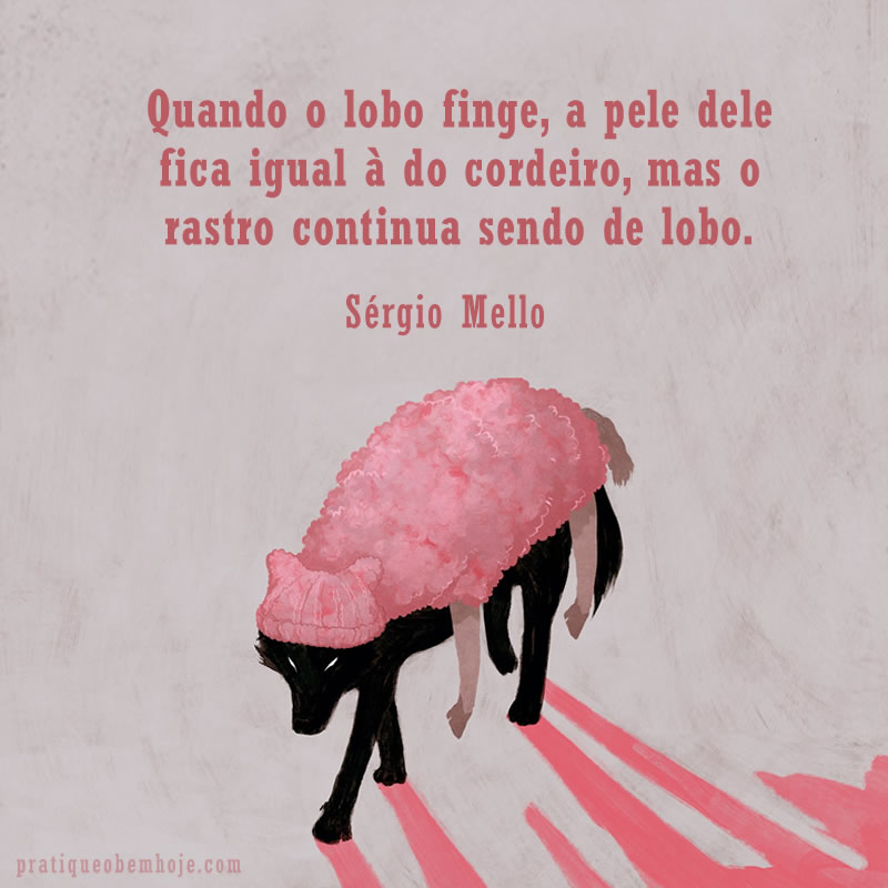 Quando o lobo finge