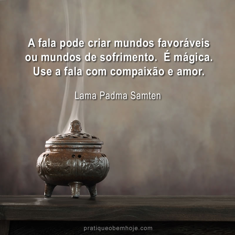 A fala pode criar mundos favoráveis