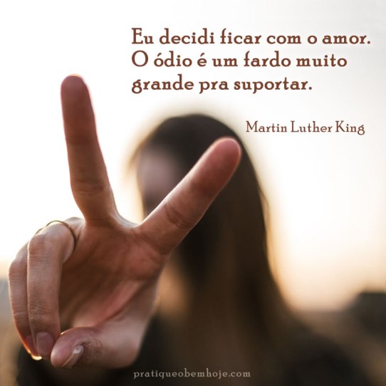 eu decidi ficar com o amor