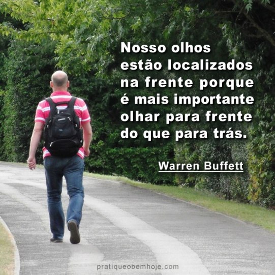 Nossos olhos estão localizados na frente