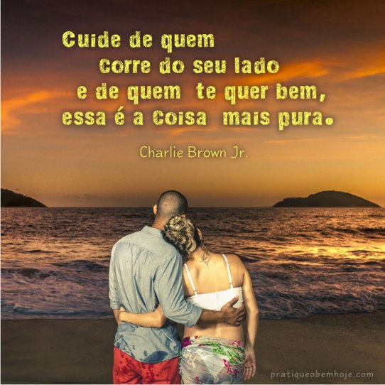 Cuide de quem corre do seu lado