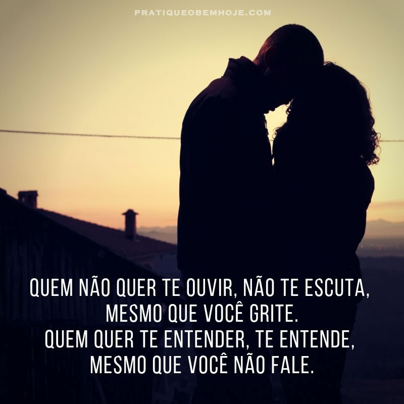 Quem não quer te ouvir